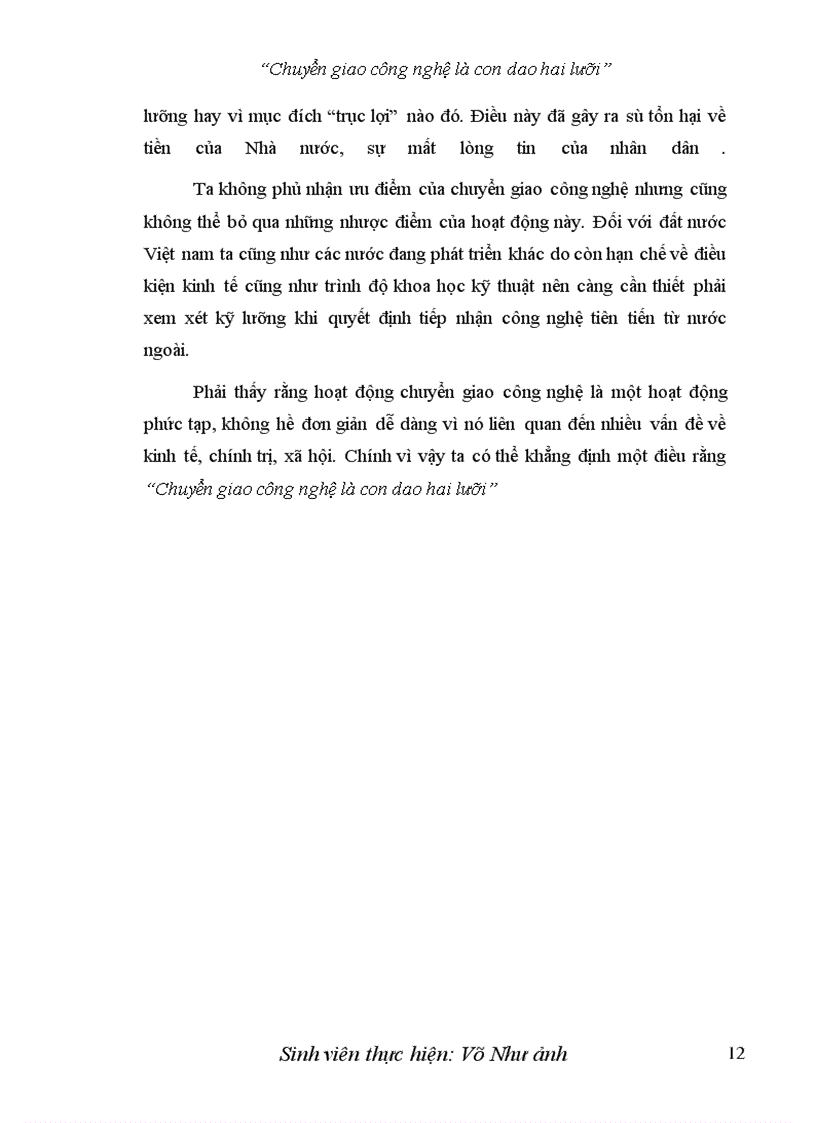 image for page Chuyển giao nghệ là con dao hai lưỡi