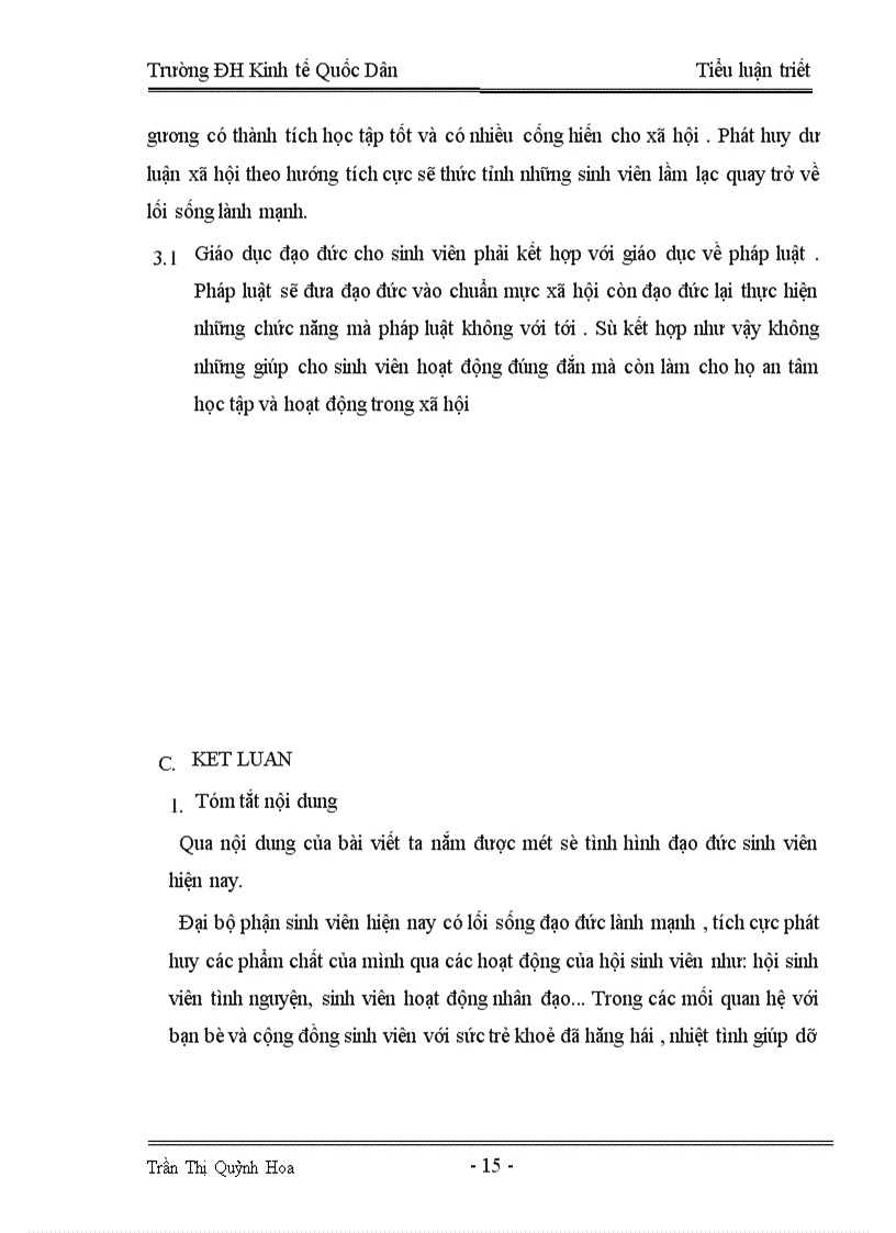 image for page Vị trí, vai trò, tầm quan trọng của việc giáo dục đạo đức sinh viên
