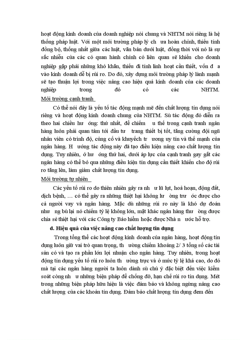 image for page Giải pháp nâng cao chất lượng tín dụng khi cho vay Doanh nghiệp Nhà nưước tại Chi nhánh Ngân hàng Công thương Khu vực Đống Đa
