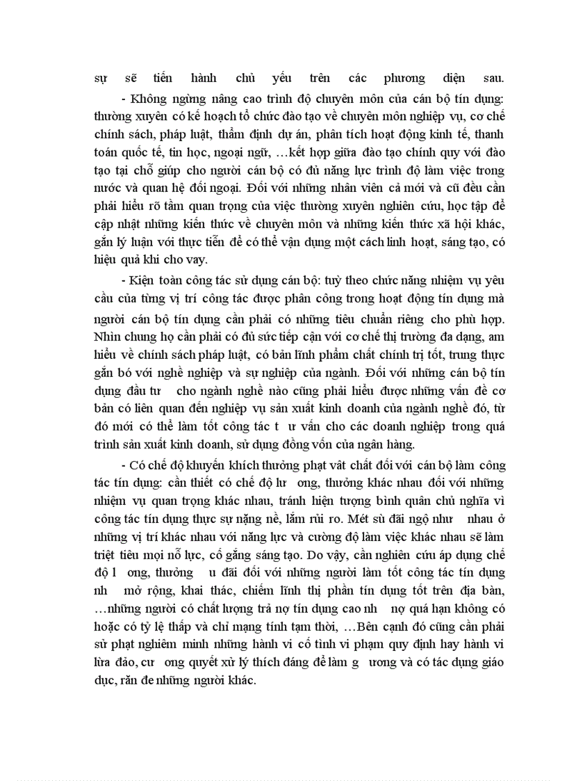 image for page Giải pháp nâng cao chất lượng tín dụng khi cho vay Doanh nghiệp Nhà nưước tại Chi nhánh Ngân hàng Công thương Khu vực Đống Đa