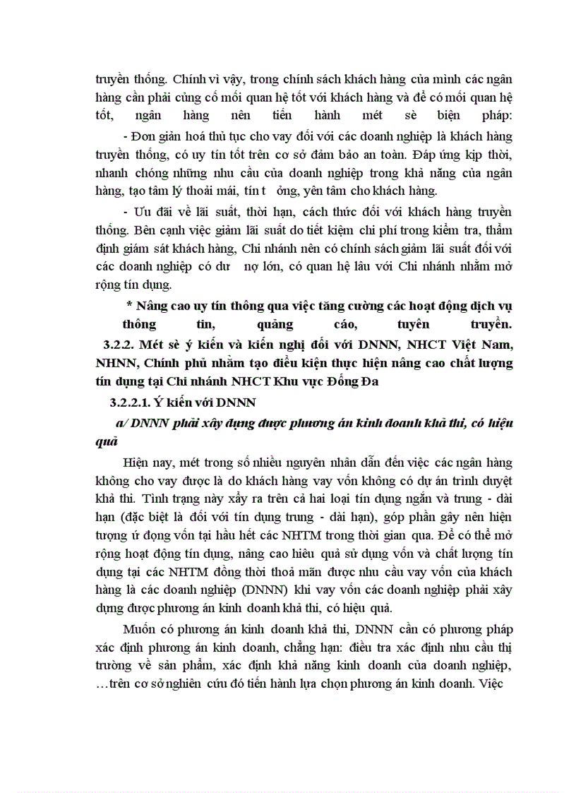 image for page Giải pháp nâng cao chất lượng tín dụng khi cho vay Doanh nghiệp Nhà nưước tại Chi nhánh Ngân hàng Công thương Khu vực Đống Đa