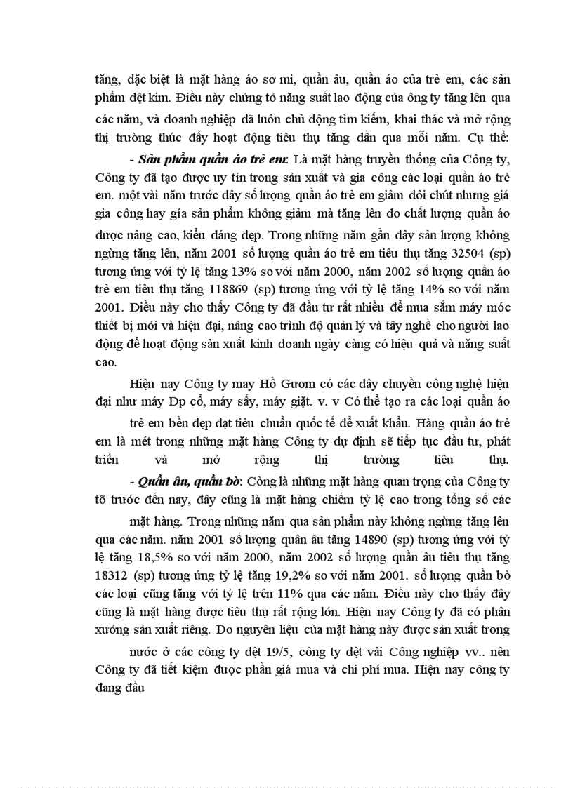 image for page Một số giải pháp nhằm nâng cao khả năng cạnh tranh của Công ty may Hồ Gươm