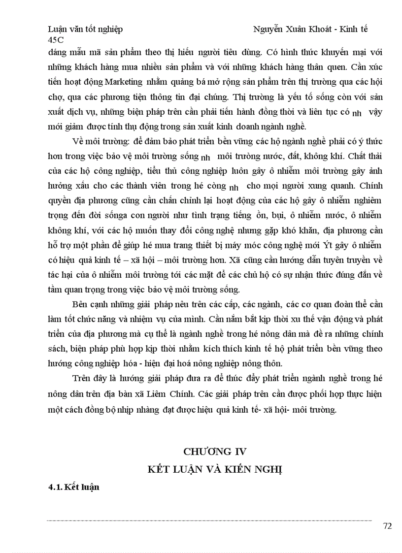 image for page Giải pháp thúc đẩy phát triển ngành nghề trong hộ nông dân trên địa bàn xã Liêm Chính