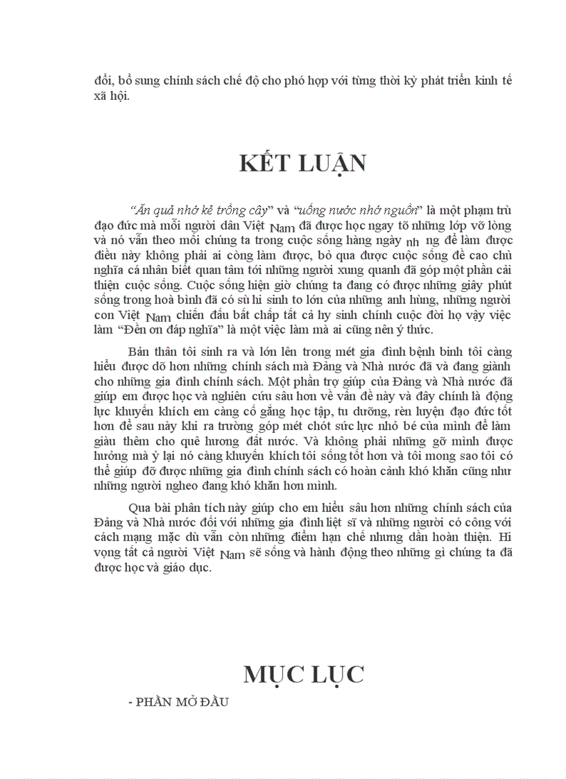 image for page Ýnghĩa của nền độc lập ngày nay và nhắc nhở em phải làm một phần điều gì đó cho dù có thể là nhỏ bé của mình trong việc “uống nước nhớ nguồn - ăn quả phải nhớ kẻ trồng cây”.