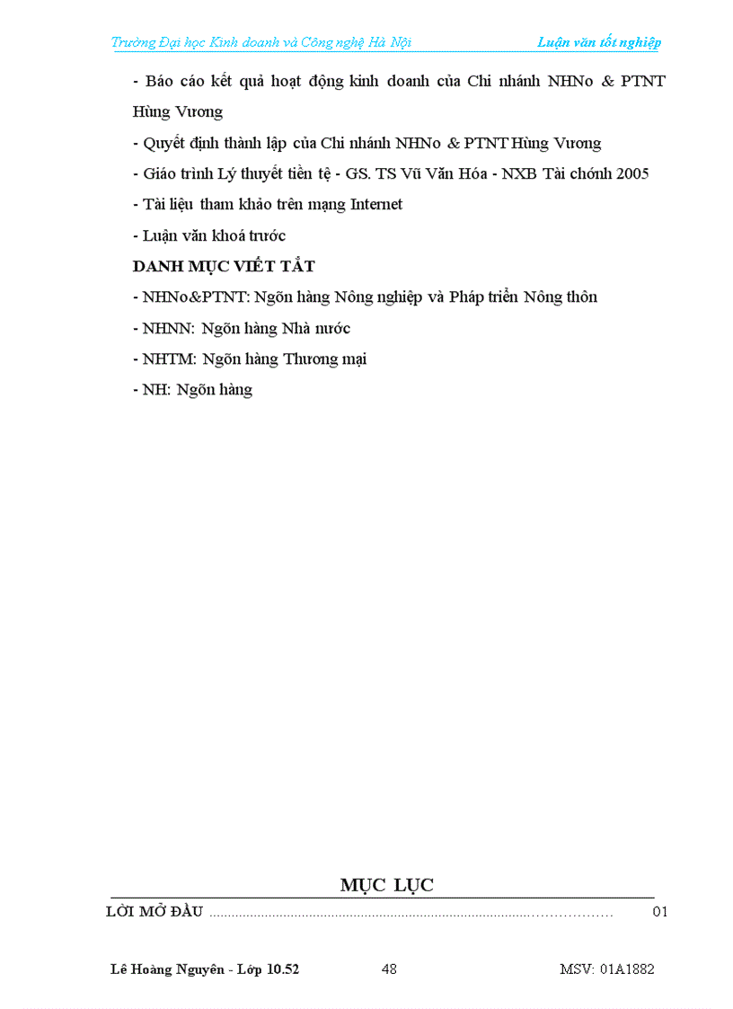 image for page Một số giải pháp nhằm nâng cao chất lượng huy động vốn tại Chi nhánh NHNo&PTNT Hùng Vương