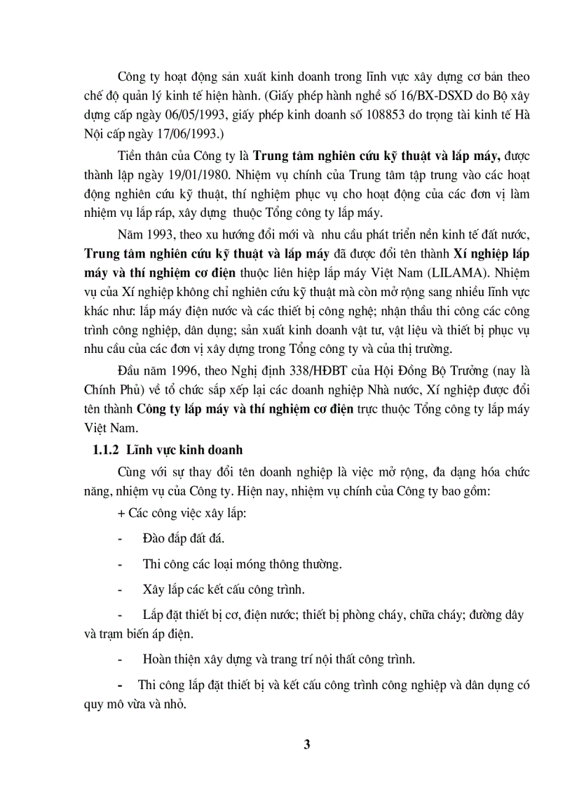 image for page Nâng cao hiệu quả sử dụng vốn lưu động tại Công ty lắp máy và thí nghiệm cơ điện.