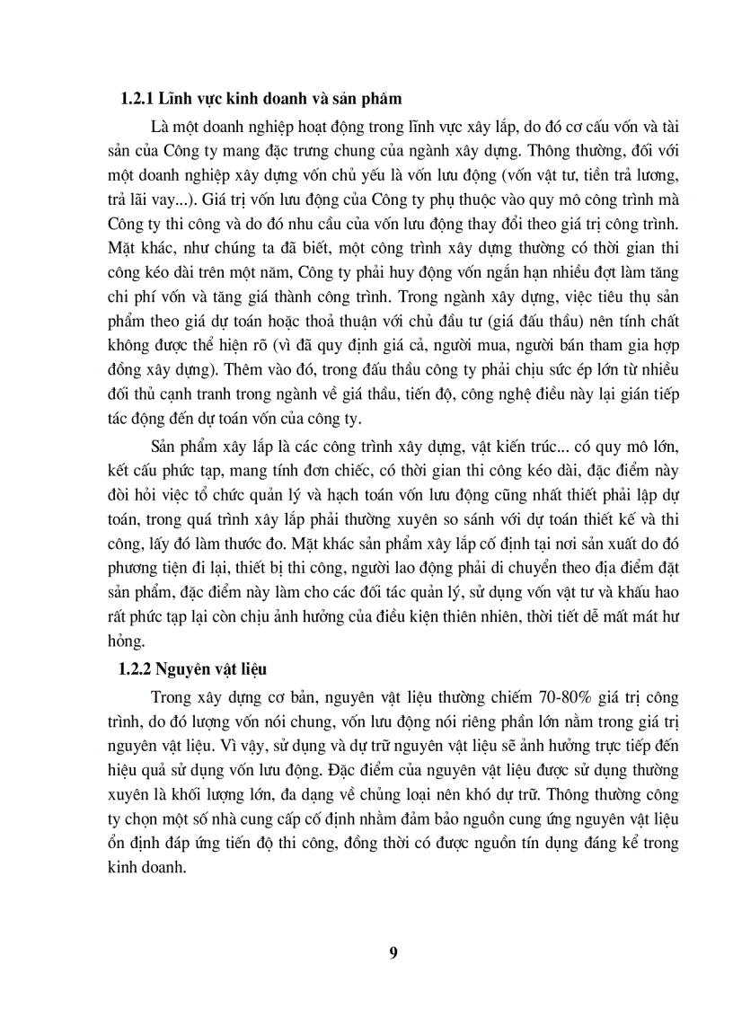 image for page Nâng cao hiệu quả sử dụng vốn lưu động tại Công ty lắp máy và thí nghiệm cơ điện.