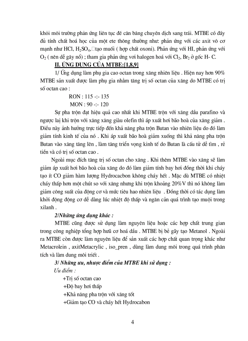image for page Thiết kế dây chuyền công nghệ sản xuất MTBE