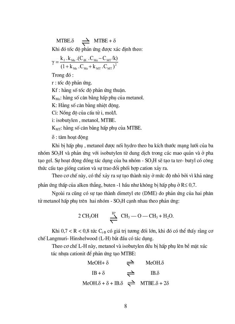image for page Thiết kế dây chuyền công nghệ sản xuất MTBE
