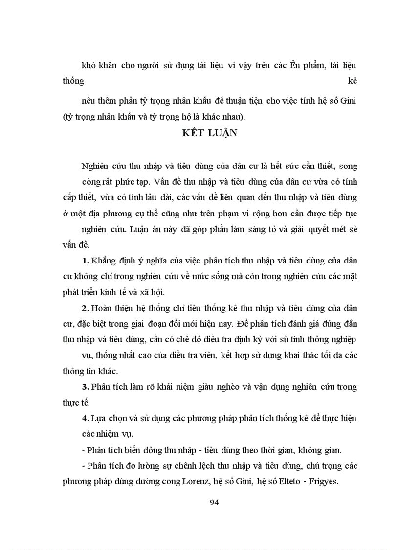 image for page Vận dụng một số phương pháp thống kê để phân tích thu nhập và tiêu dùng của dân cư tỉnh Yên Bái
