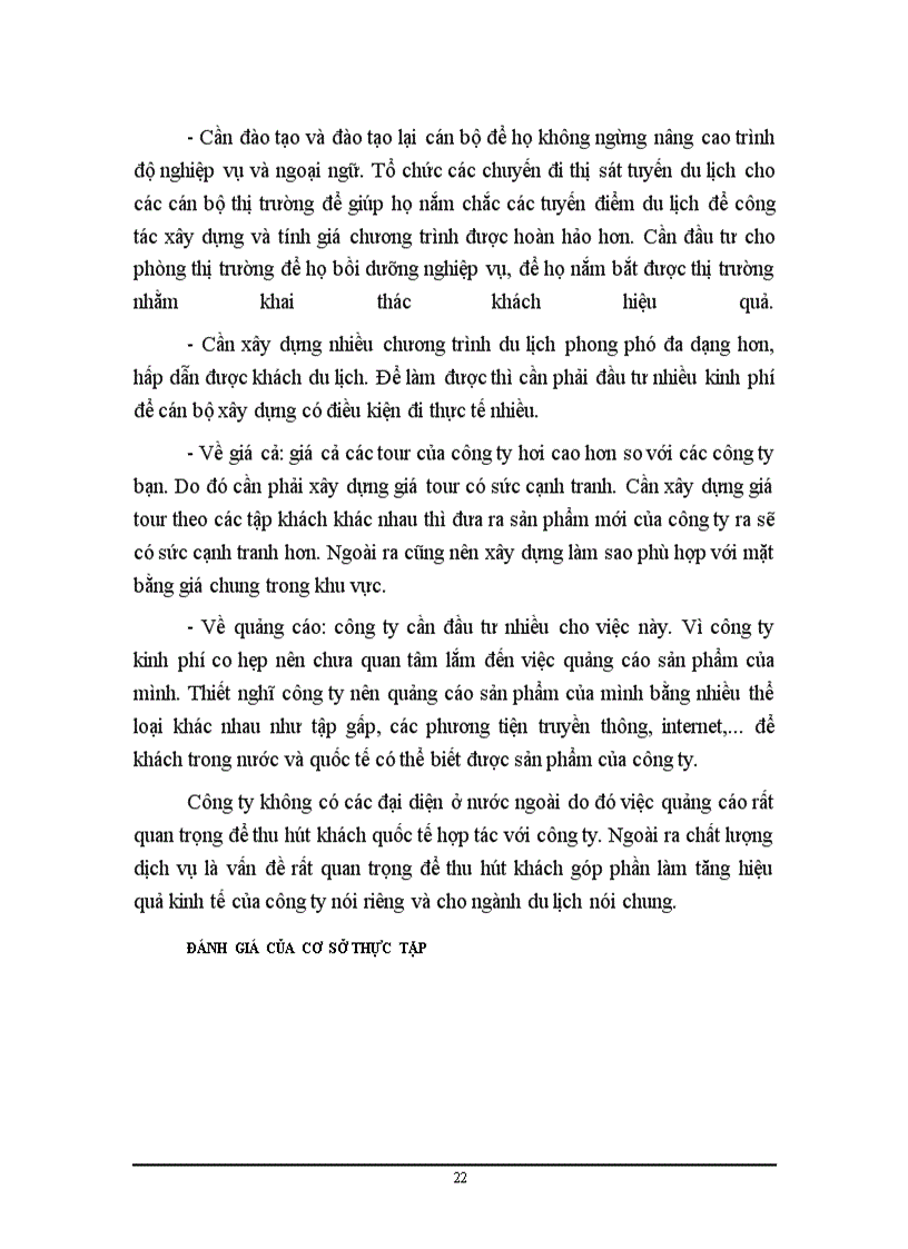 image for page Thực trạng hoạt động kinh doanh của Công ty du lịch - dịch vụ Tây Hồ