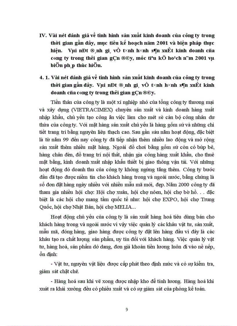 image for page Đặc điểm tổ chức hoạt động sản xuất kinh doanh và quản lý sản xuất kinh doanh của công ty Mỹ nghệ xuất khẩu và trang trí nội thất