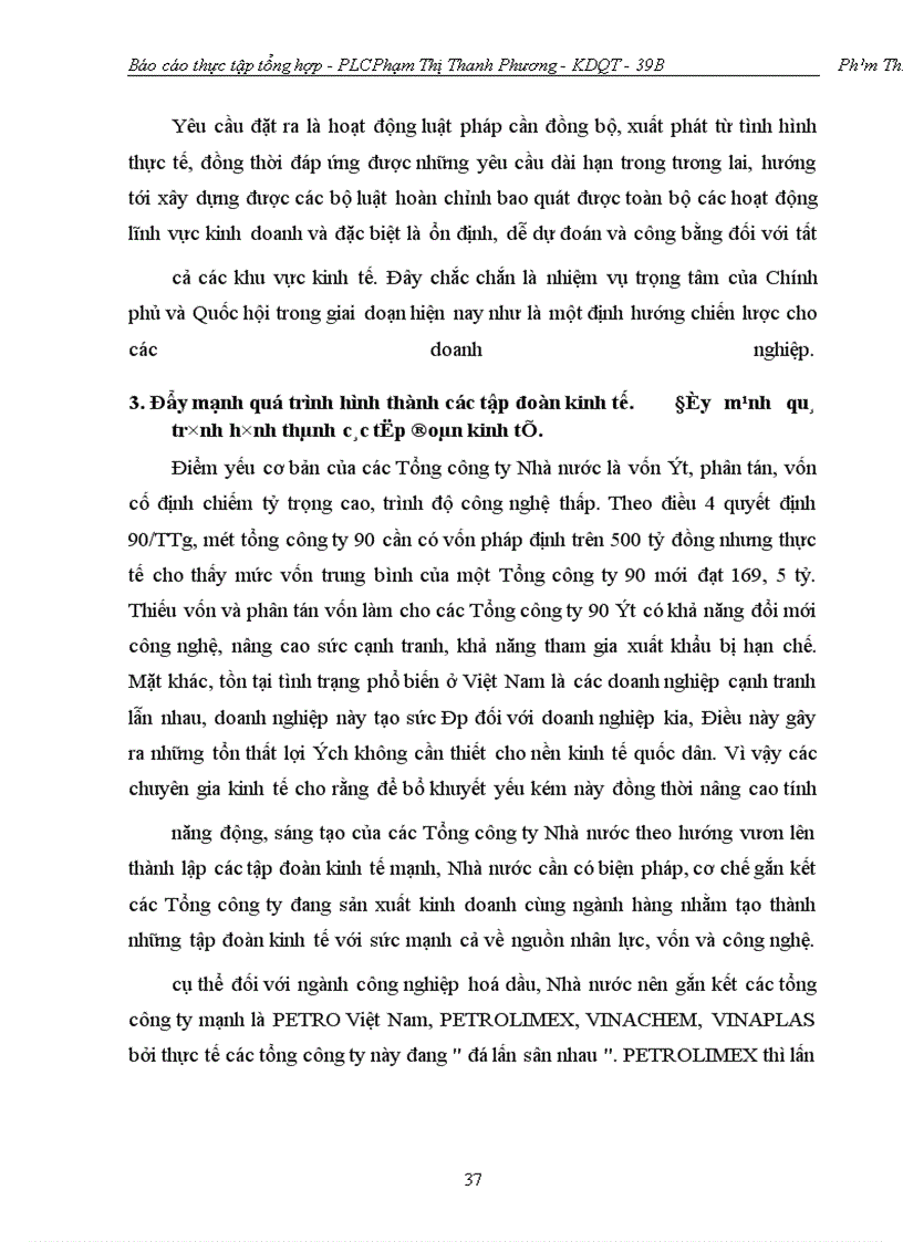 image for page Thực trạng hoạt động kinh doanh, quản lý của công ty Hoá dầu Petrolimex