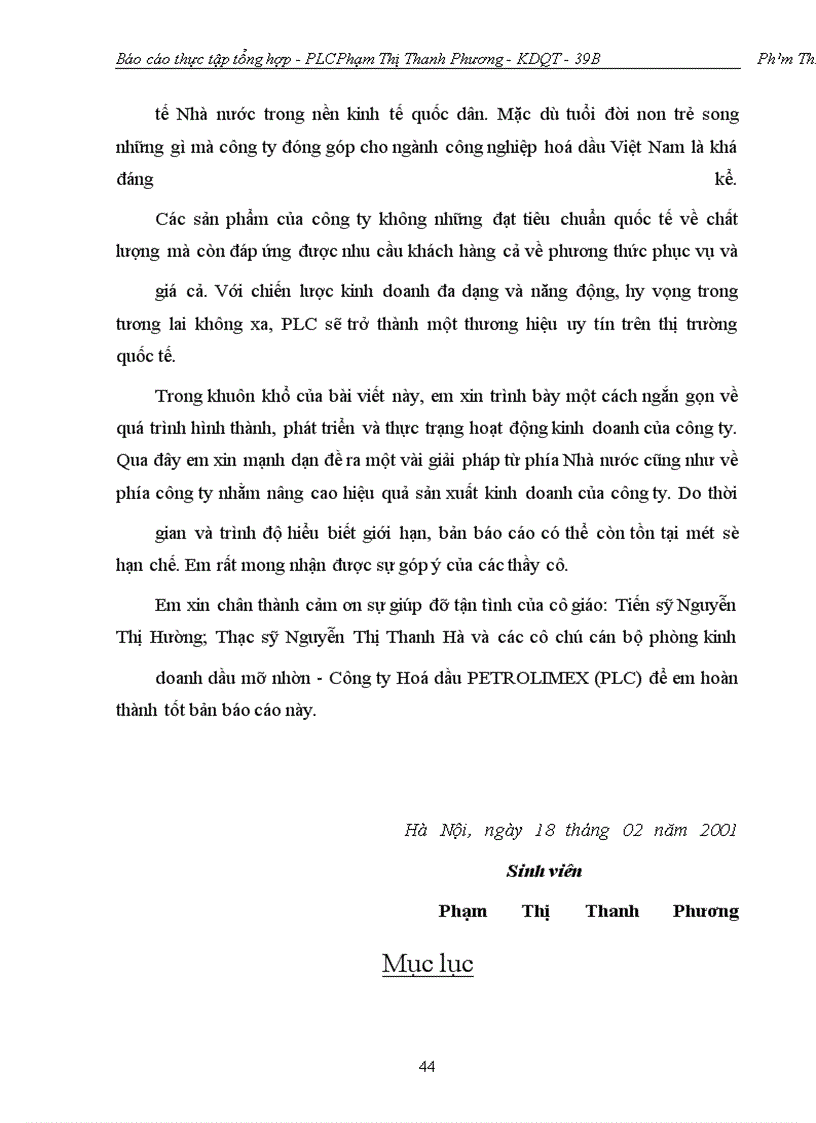 image for page Thực trạng hoạt động kinh doanh, quản lý của công ty Hoá dầu Petrolimex