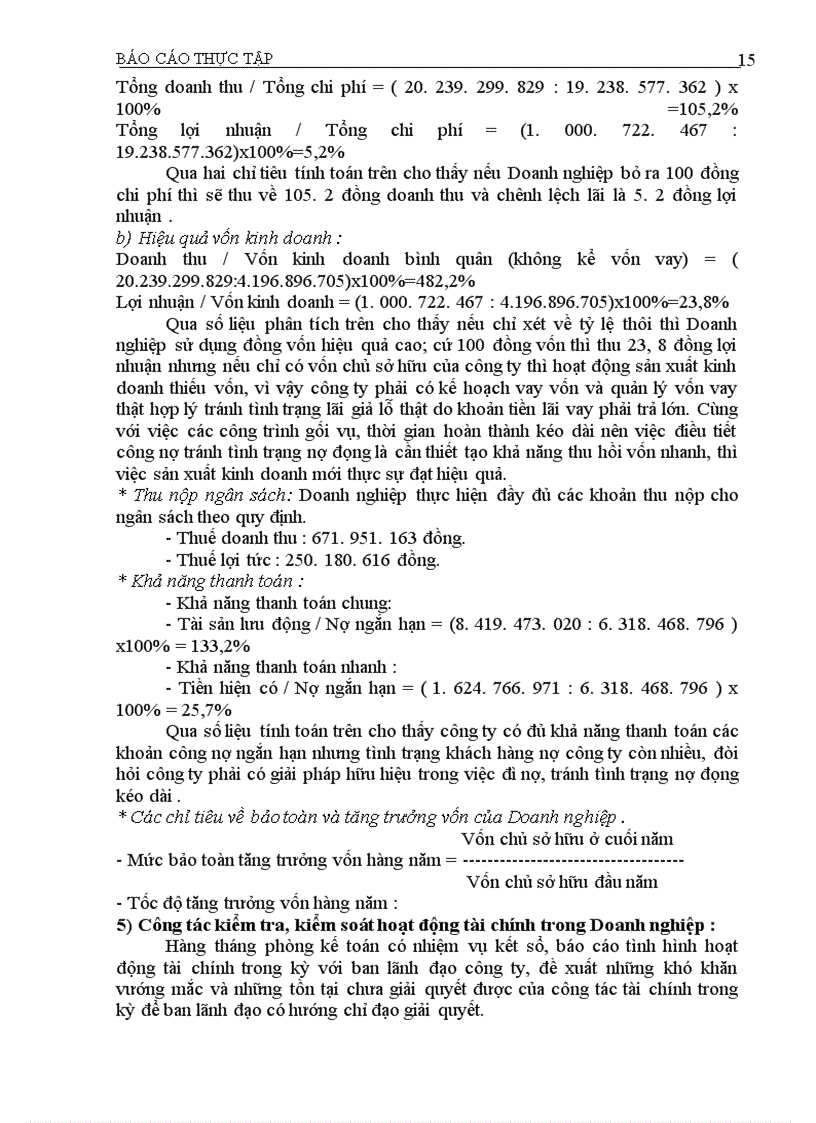 image for page Tình hình hạch toán các nghiệp vụ kế toán Công ty Trường Thành