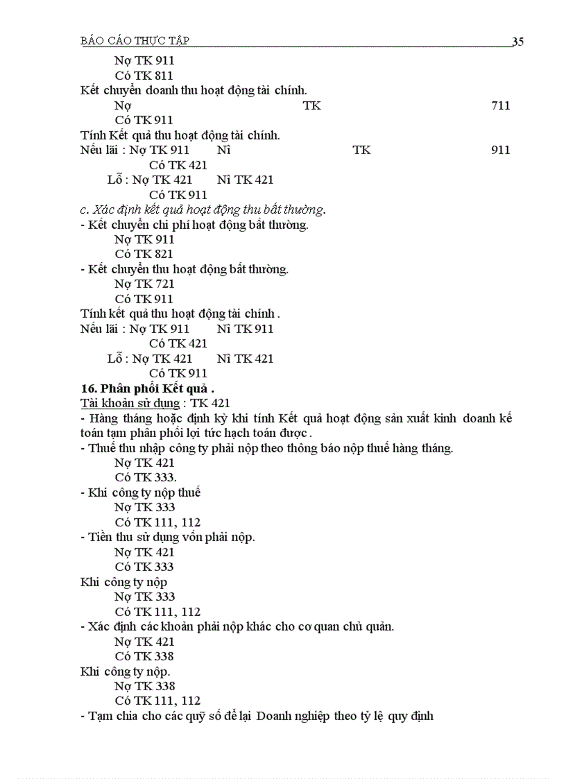 image for page Tình hình hạch toán các nghiệp vụ kế toán Công ty Trường Thành