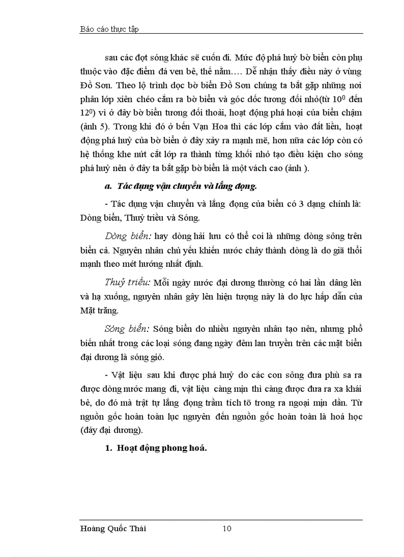 image for page Khảo sát các quá trình địa chất nội sinh, ngoại sinh.