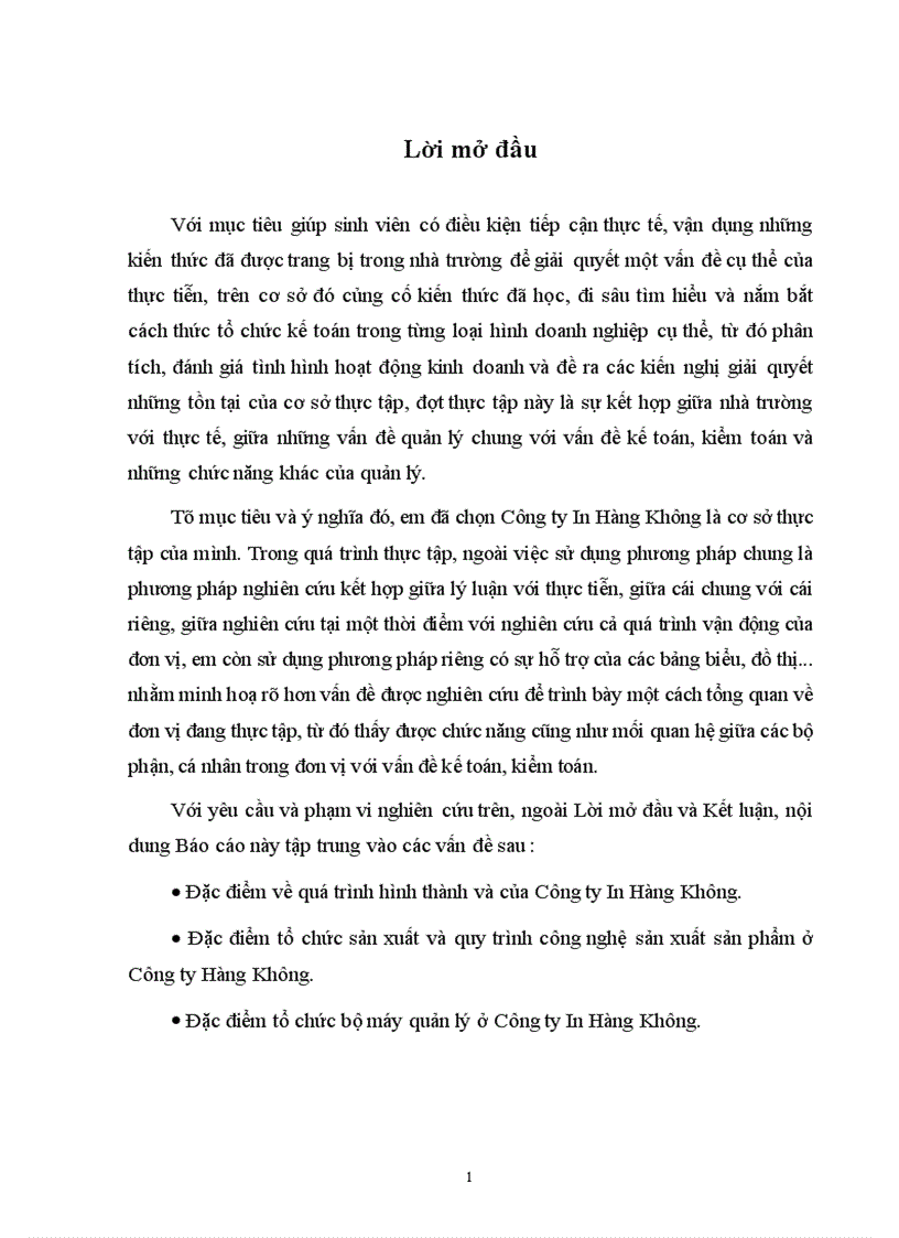 image for page Đặc điểm tổ chức sản xuất và quy trình của Công ty In Hàng Không