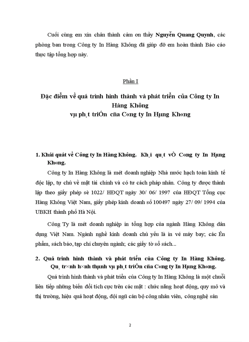 image for page Đặc điểm tổ chức sản xuất và quy trình của Công ty In Hàng Không