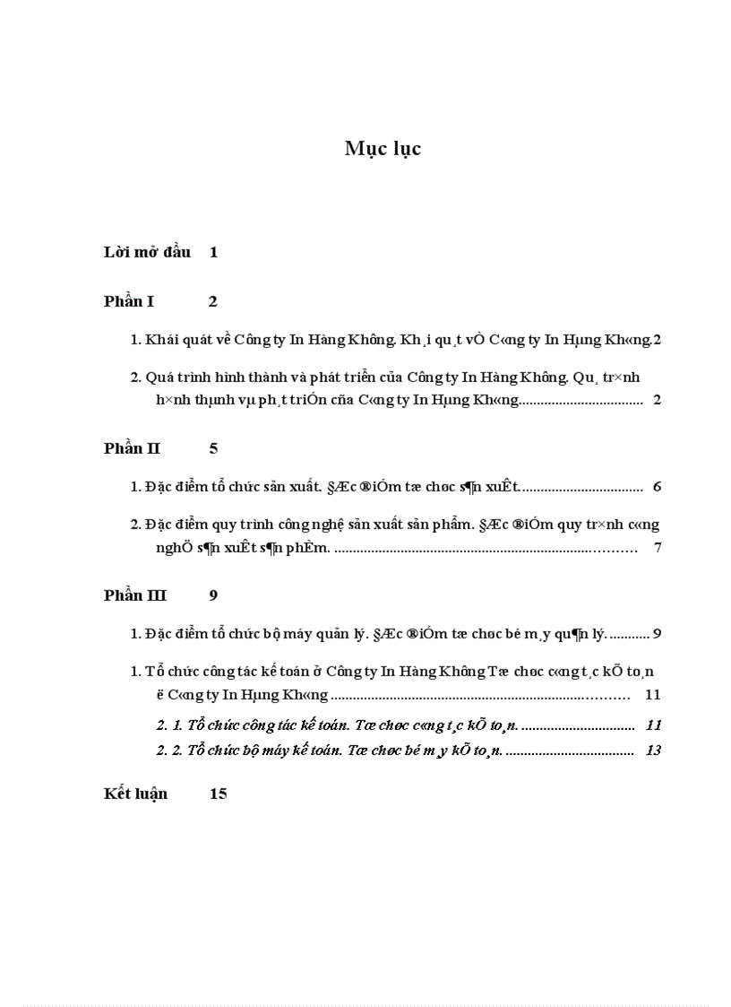 image for page Đặc điểm tổ chức sản xuất và quy trình của Công ty In Hàng Không