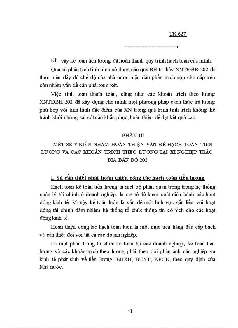 image for page Hạch toán tiền lương và các khoản trích theo lương về xí nghiệp trắc địa bản đồ 202