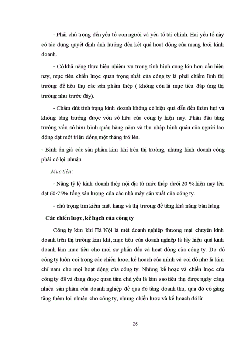 image for page Hoạt động marketing và các chính sách của công ty kim khí Hà nội.