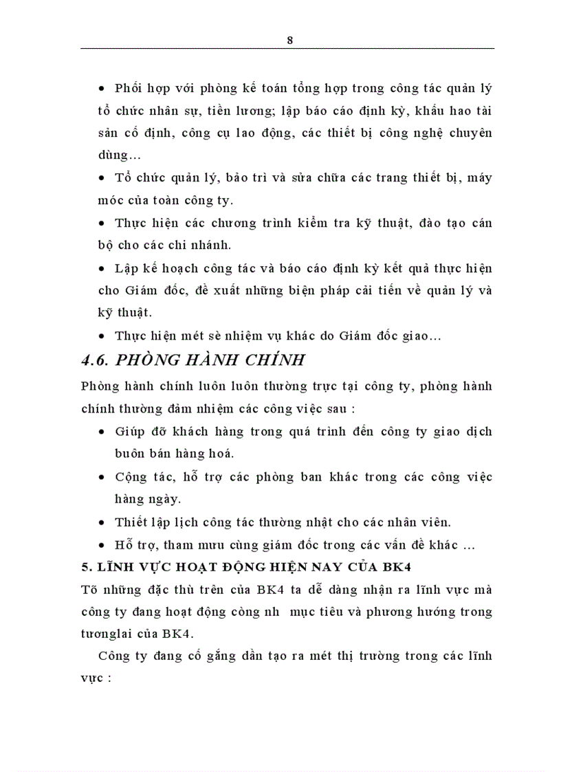 image for page Phân tích, thiết kế hệ thống thông tin Quản Lý Bán Hàng tại công ty BK4