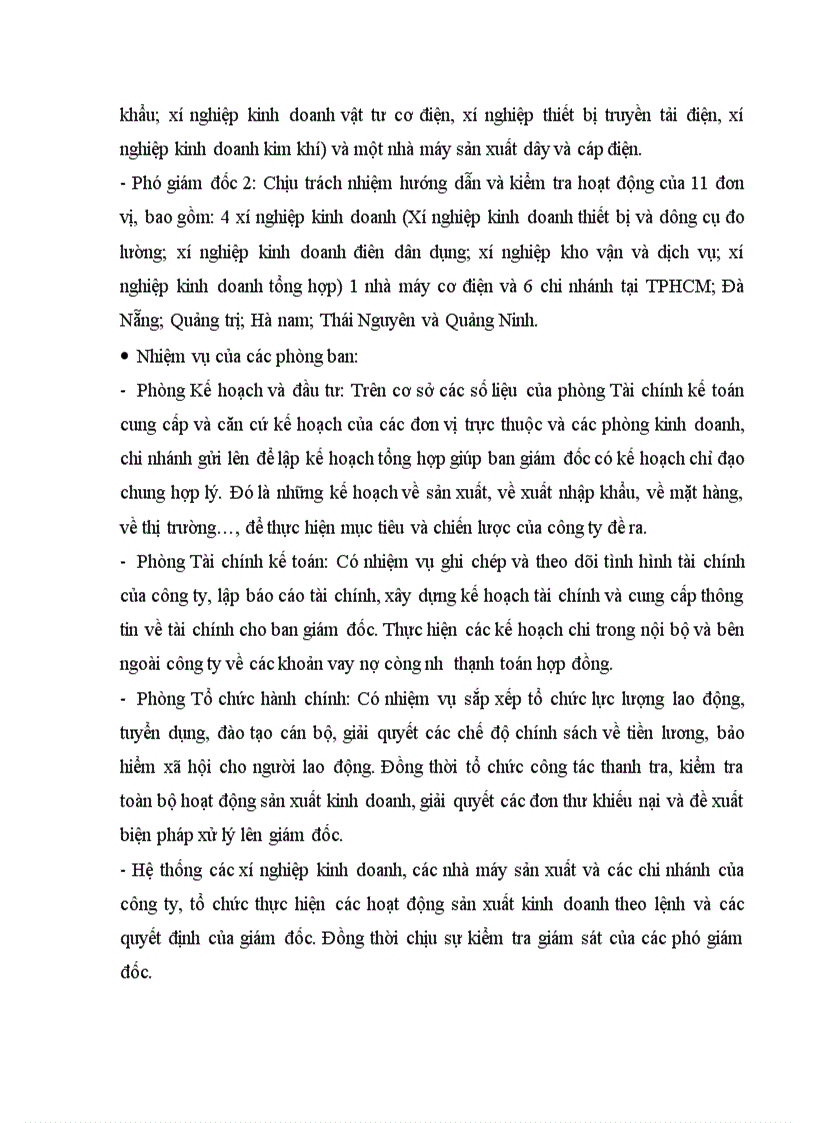 image for page Đánh giá một số tình hình chung ở công ty Vật liệu điện và dụng cụ cơ khí