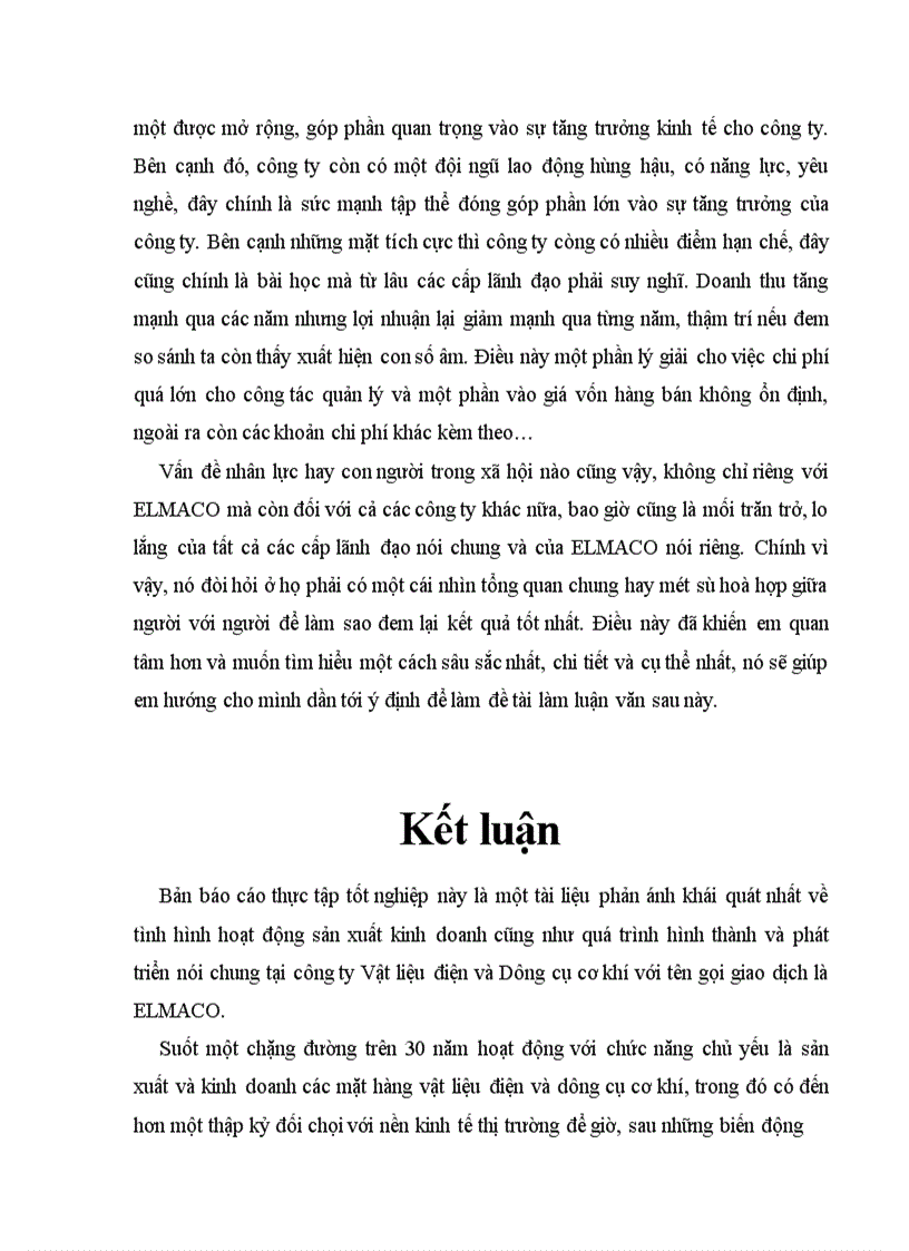 image for page Đánh giá một số tình hình chung ở công ty Vật liệu điện và dụng cụ cơ khí