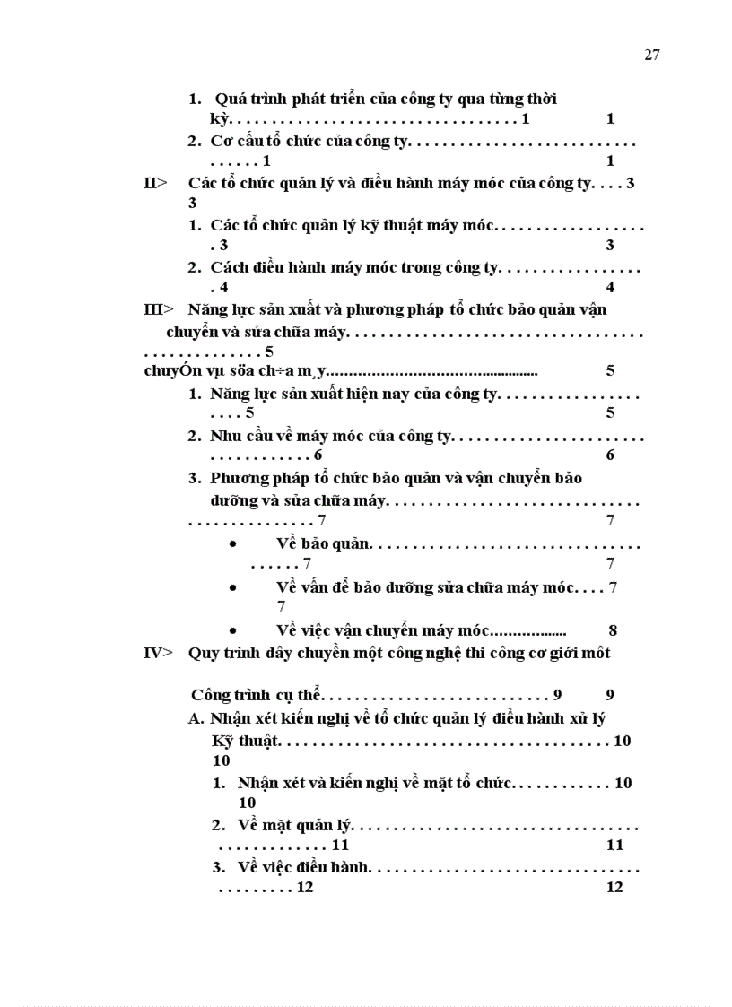 image for page Quy trình một dây chuyền công nghệ thi công cơ giới của một công trình cụ thể