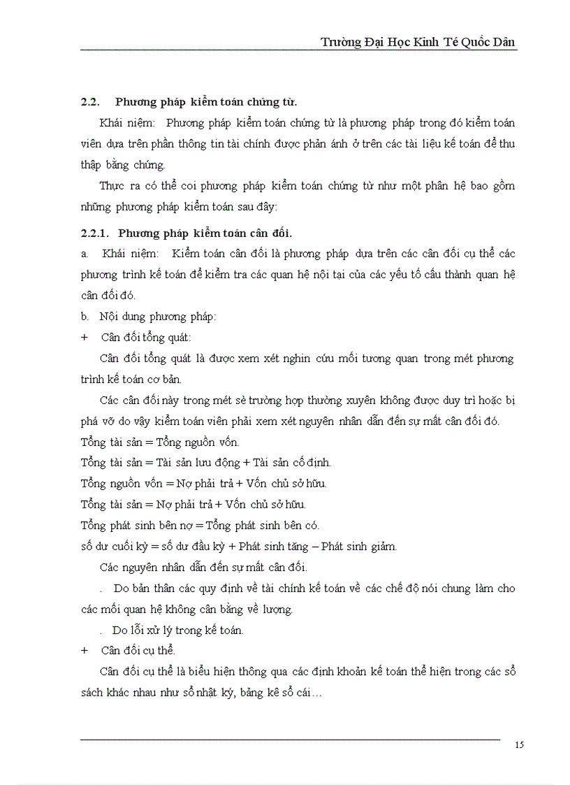 image for page Xác định đối tượng kiểm toán và hình thành phương pháp kiểm toán trong các nghành nghề hiện nay