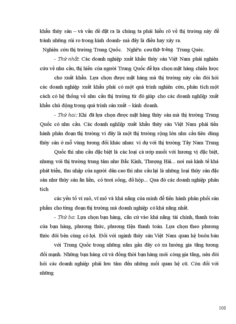image for page Thị trường Trung Quốc cũng như tiềm năng lớn của thị trường này đối với ngành thủy sản Việt Nam