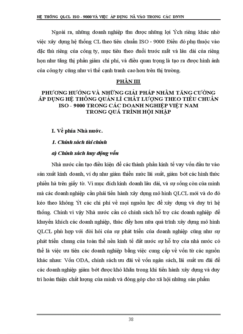 image for page Hệ thống quản lý chất lượng ISO - 9000 và việc áp dụng nó vào trong các doanh nghiệp Việt Nam