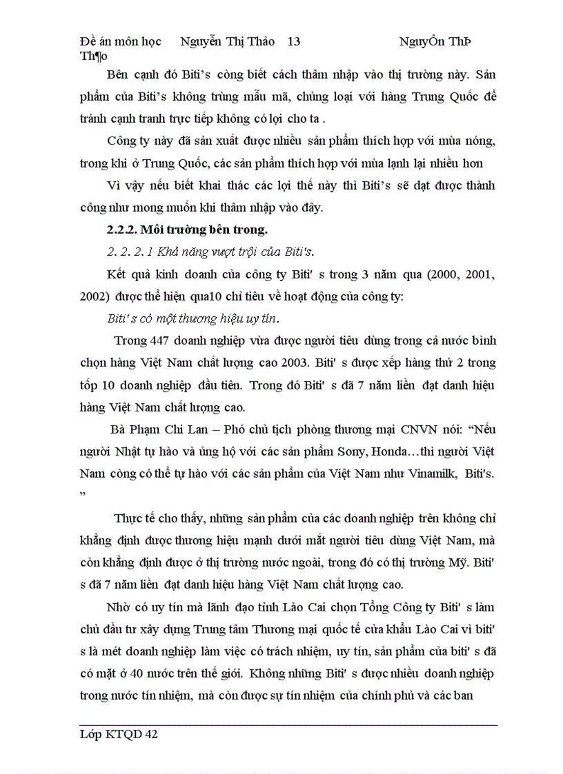 image for page Chiến lược thâm nhập thị trường Trung Quốc của công ty biti 's.