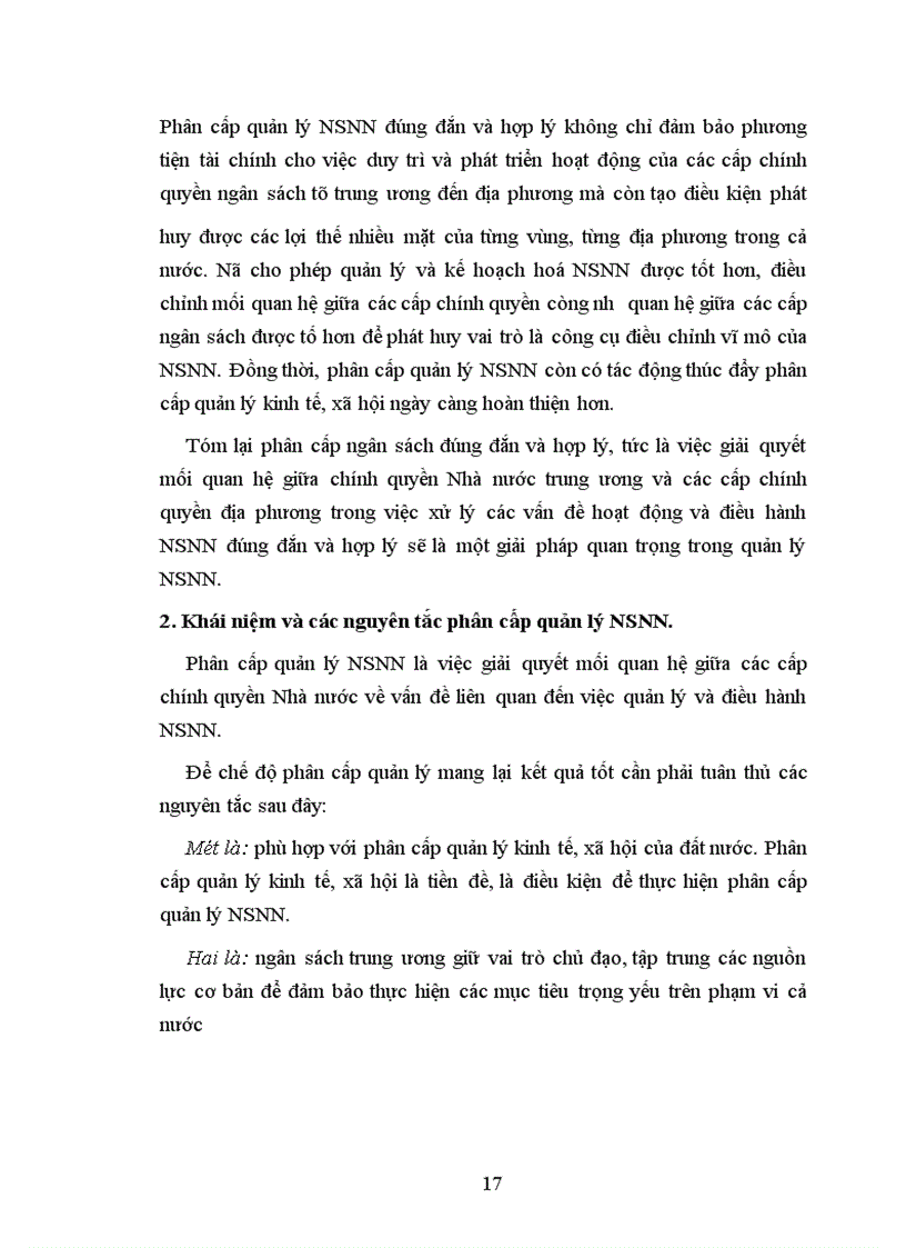 image for page Phân cấp quản lý ngân sách nhà nước và Thực trạng phân cấp quản lý quản lý ngân sách nhà nước ở Việt Nam