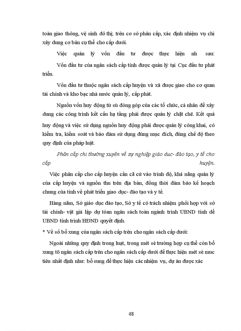 image for page Phân cấp quản lý ngân sách nhà nước và Thực trạng phân cấp quản lý quản lý ngân sách nhà nước ở Việt Nam