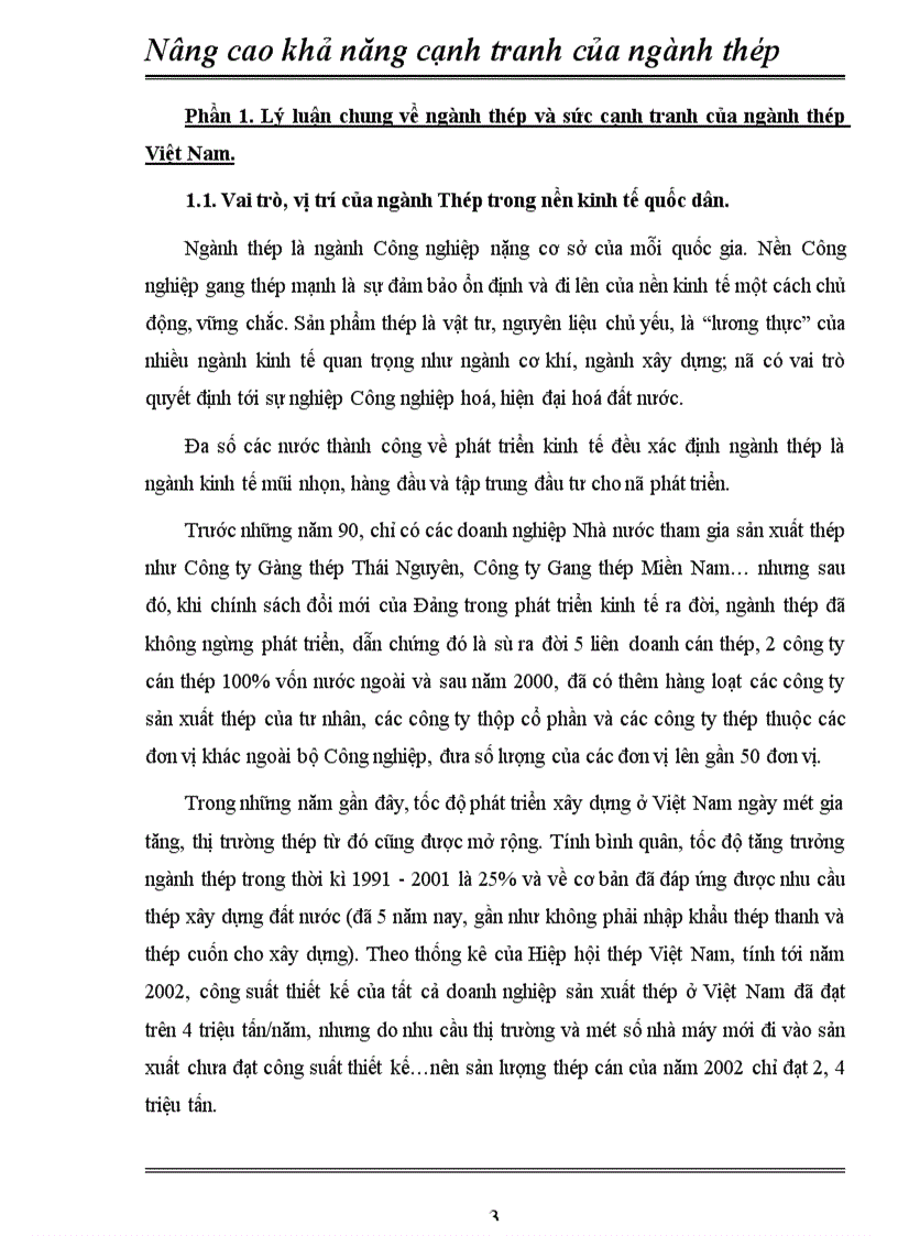 image for page Nâng cao khả năng cạnh tranh của thép