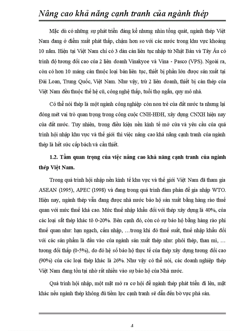 image for page Nâng cao khả năng cạnh tranh của thép