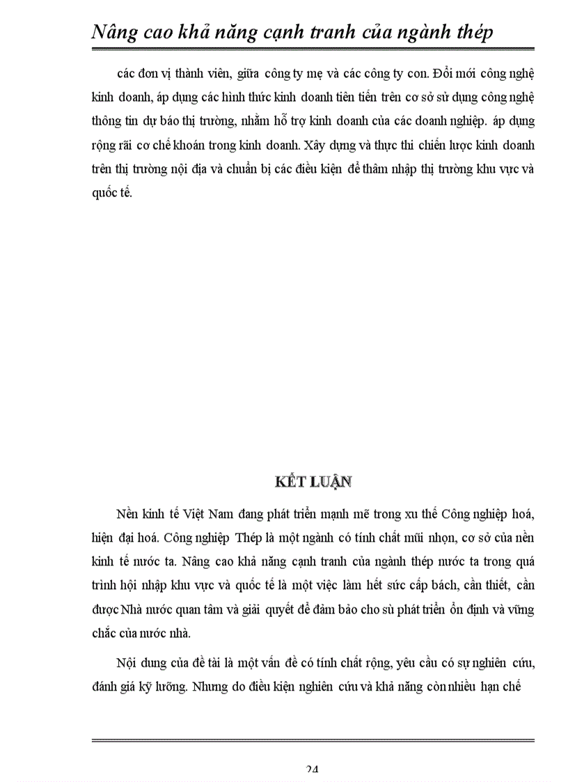 image for page Nâng cao khả năng cạnh tranh của thép