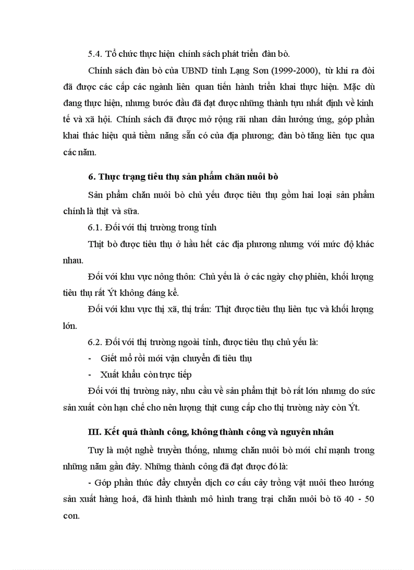 image for page Những giải pháp kinh tế chủ yếu phát triển chăn nuôi bò ở tỉnh Lạng Sơn trong thời kỳ 2001-2010.