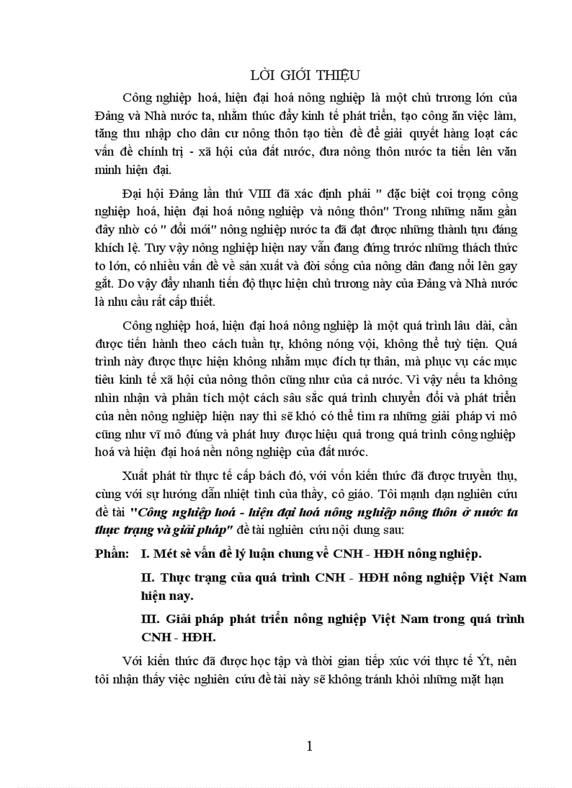 image for page Công nghiệp hoá - hiện đại hoá nông nghiệp nông thôn ở nước ta thực trạng và giải pháp.
