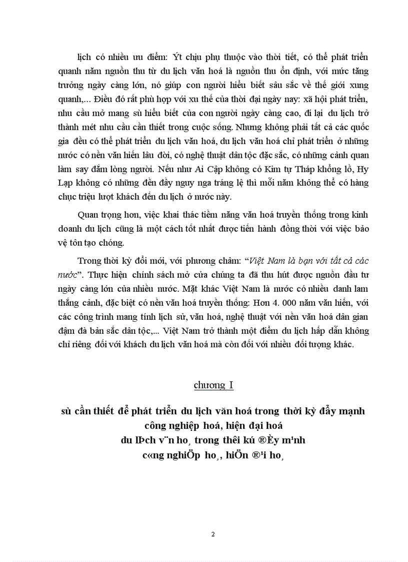 image for page Vấn đề phát triển du lịch văn hóa trong thời kỳ đẩy mạnh công nghiệp hóa, hiện đại hóa.