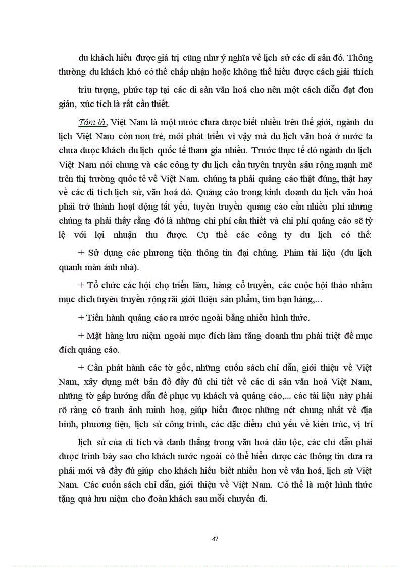 image for page Vấn đề phát triển du lịch văn hóa trong thời kỳ đẩy mạnh công nghiệp hóa, hiện đại hóa.