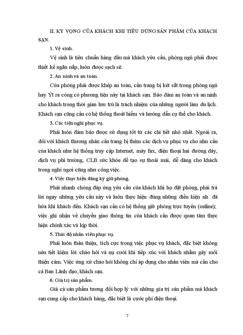 image for page Vấn đề chất lượng dịch vụ trong kinh doanh khách sạn ở Việt Nam hiện nay.