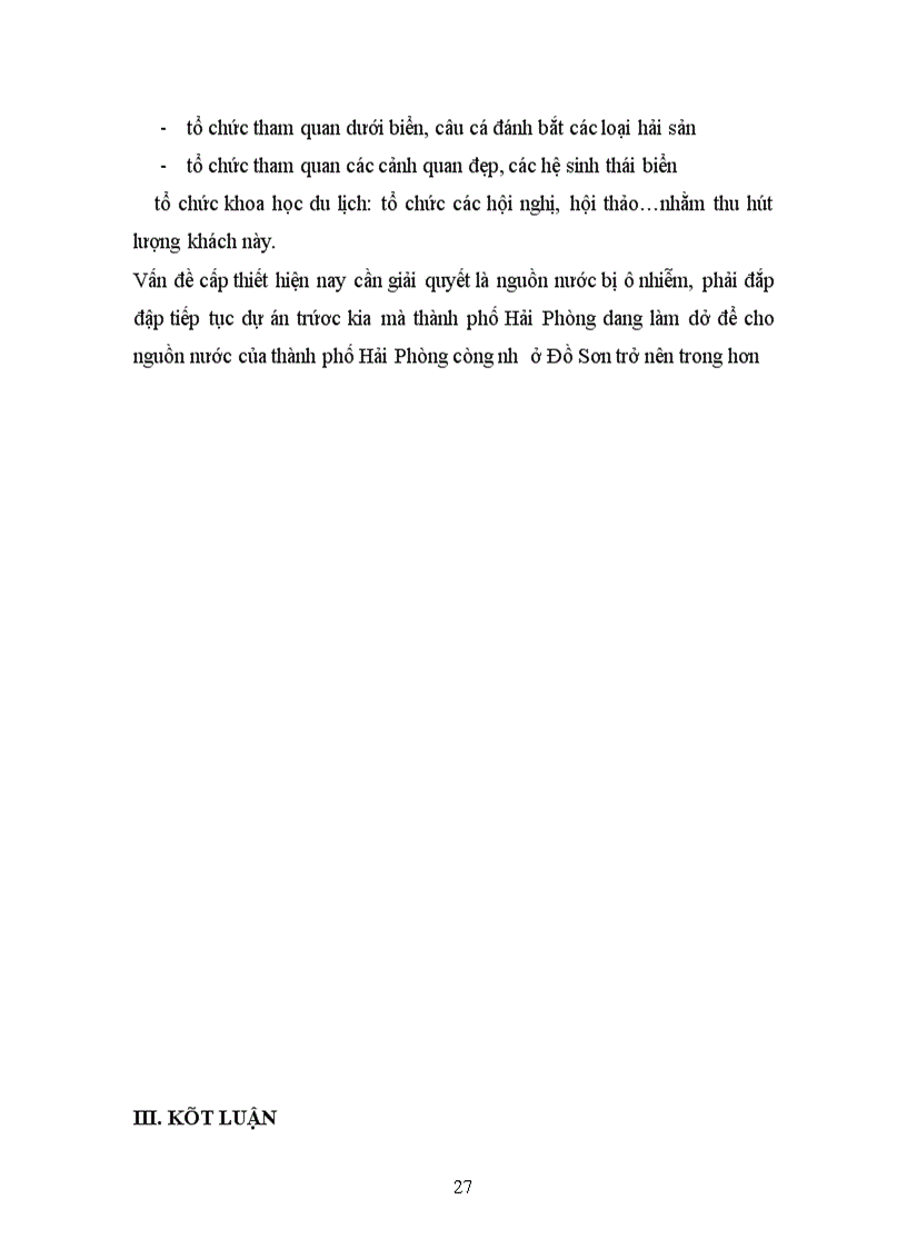 image for page Vấn đề phát triển du lịch nghỉ biển Việt Nam.