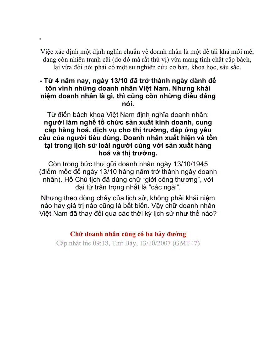 image for page Doanh nhân trong mối quan hệ với doanh nghiệp