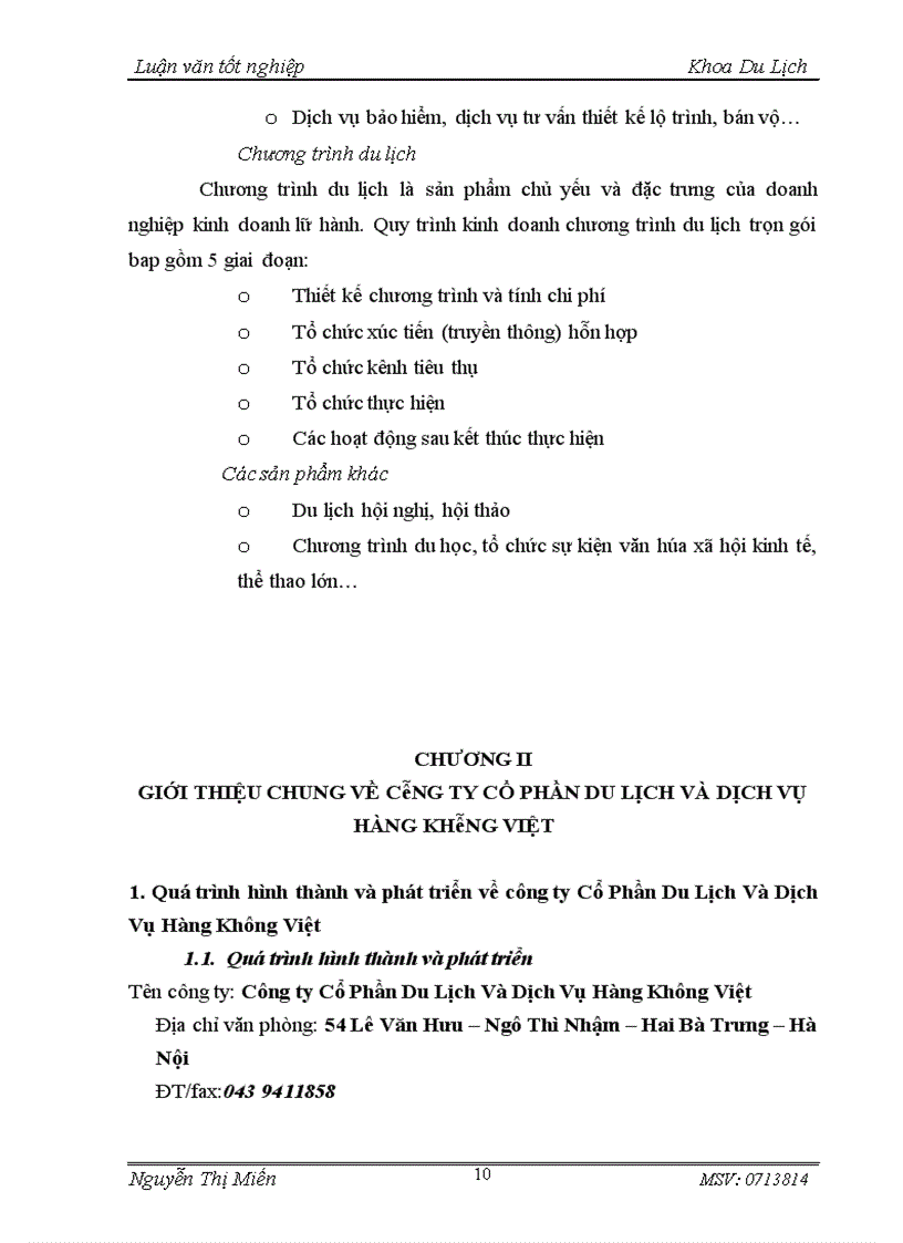 image for page Một số giải pháp để nâng cao hoạt động kinh doanh lữ hành của công ty du lịch và dịch vụ hàng không việt