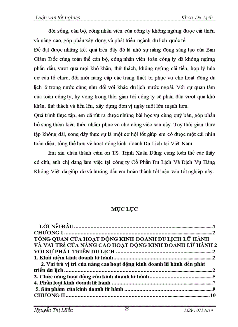 image for page Một số giải pháp để nâng cao hoạt động kinh doanh lữ hành của công ty du lịch và dịch vụ hàng không việt