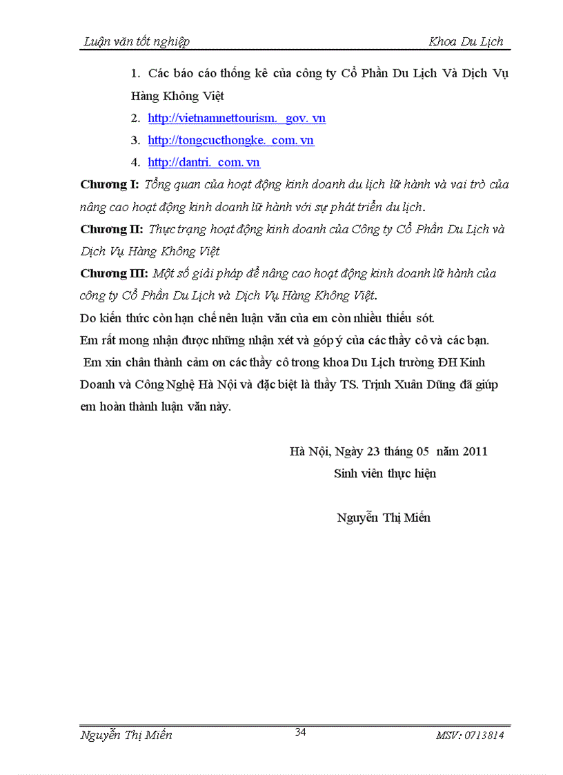 image for page Một số giải pháp để nâng cao hoạt động kinh doanh lữ hành của công ty du lịch và dịch vụ hàng không việt