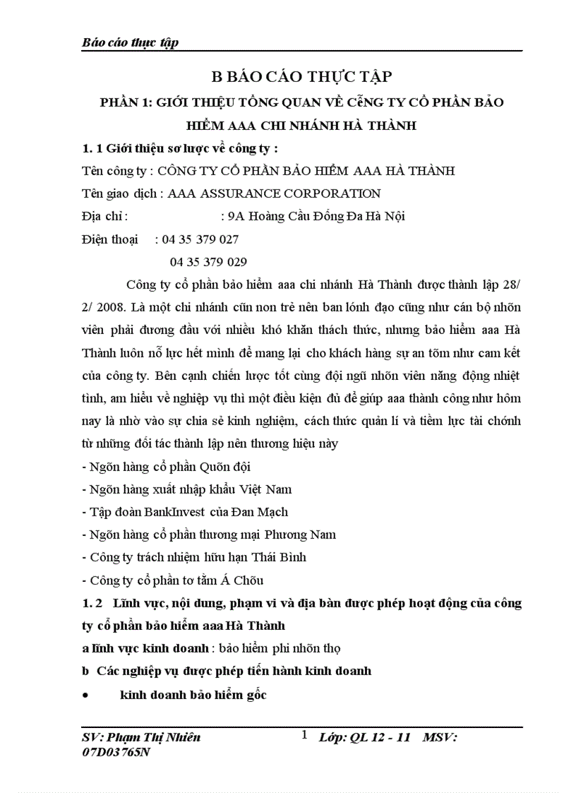 image for page Đặc điểm các nguồn lực của công ty cổ phần bảo hiểm aaa chi nhánh Hà Thành